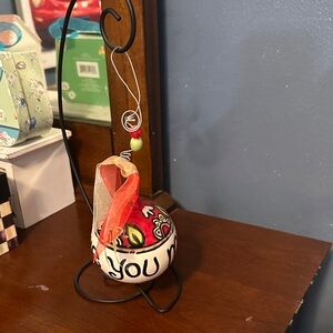 Handcrafted Multicolor Ornament with Stand by Glory Haus